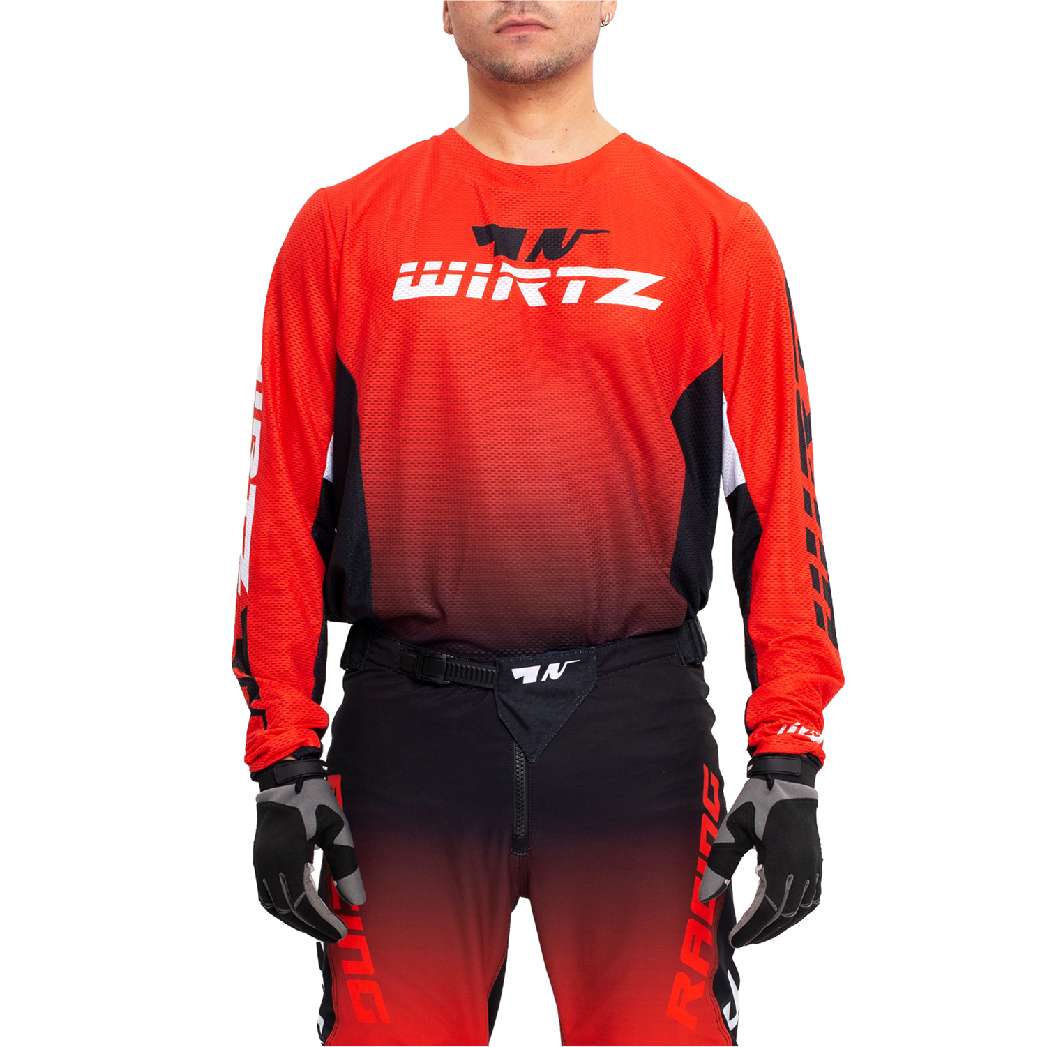 Conjunto de motocross Wirtz Elevate 2025 - Rojo