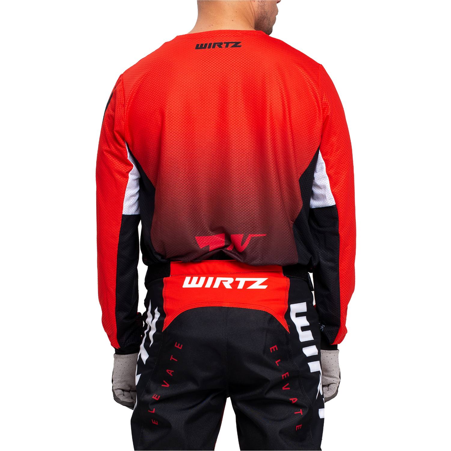 Conjunto de motocross Wirtz Elevate 2025 - Rojo