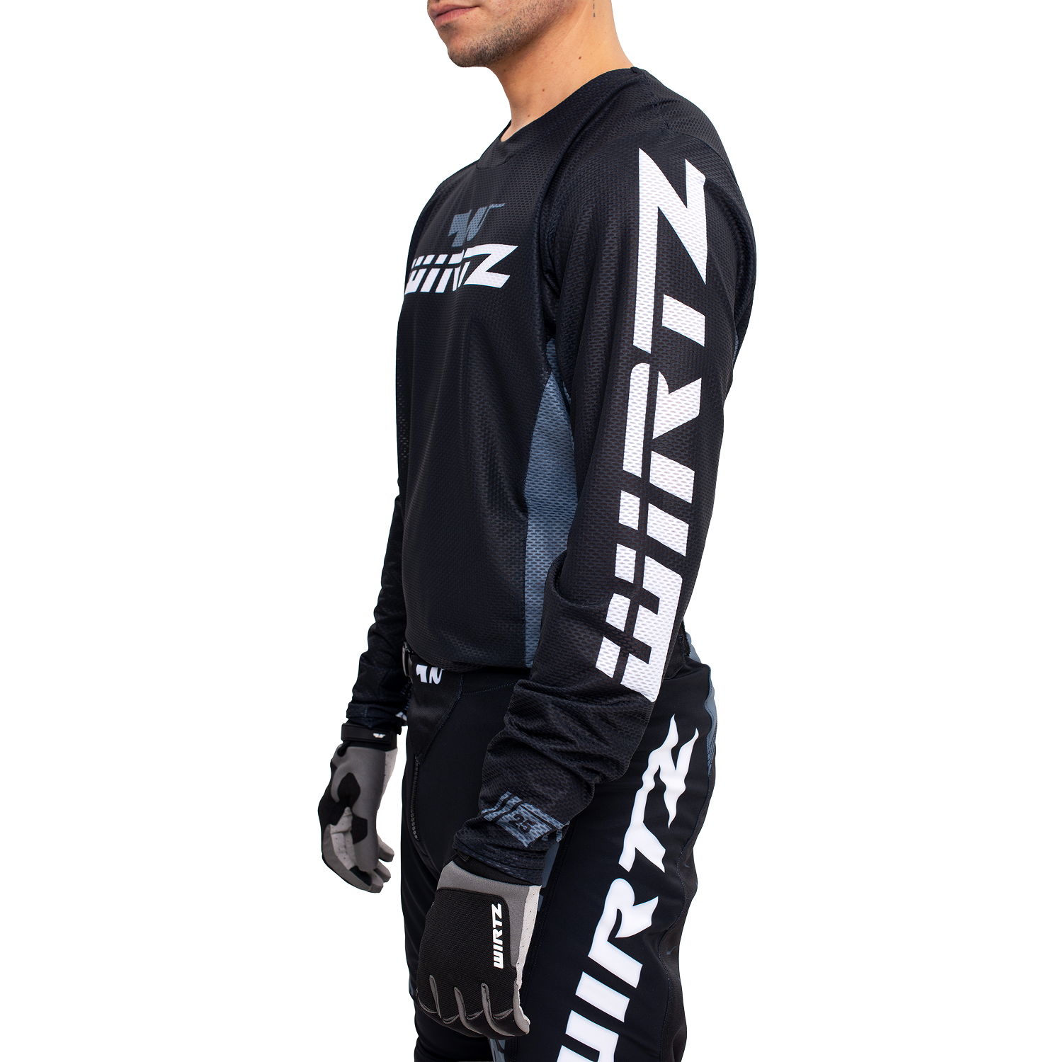Conjunto de motocross Wirtz Elevate 2025 - Negro