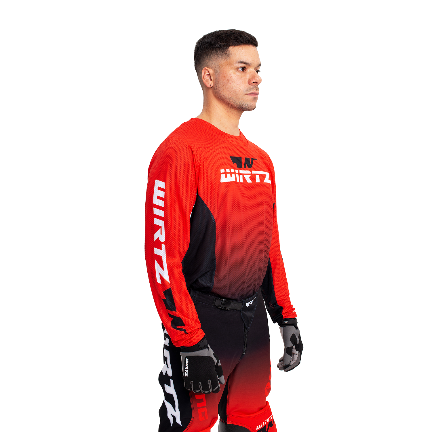 Conjunto de motocross Wirtz Elevate 2025 - Rojo