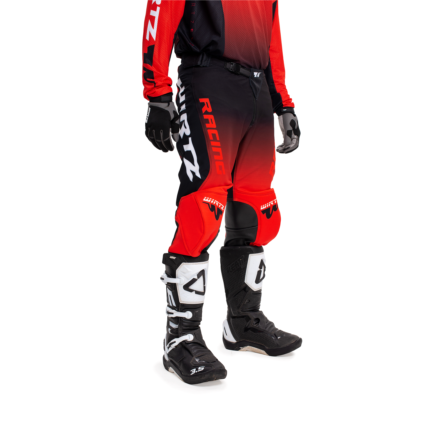 Conjunto de motocross Wirtz Elevate 2025 - Rojo