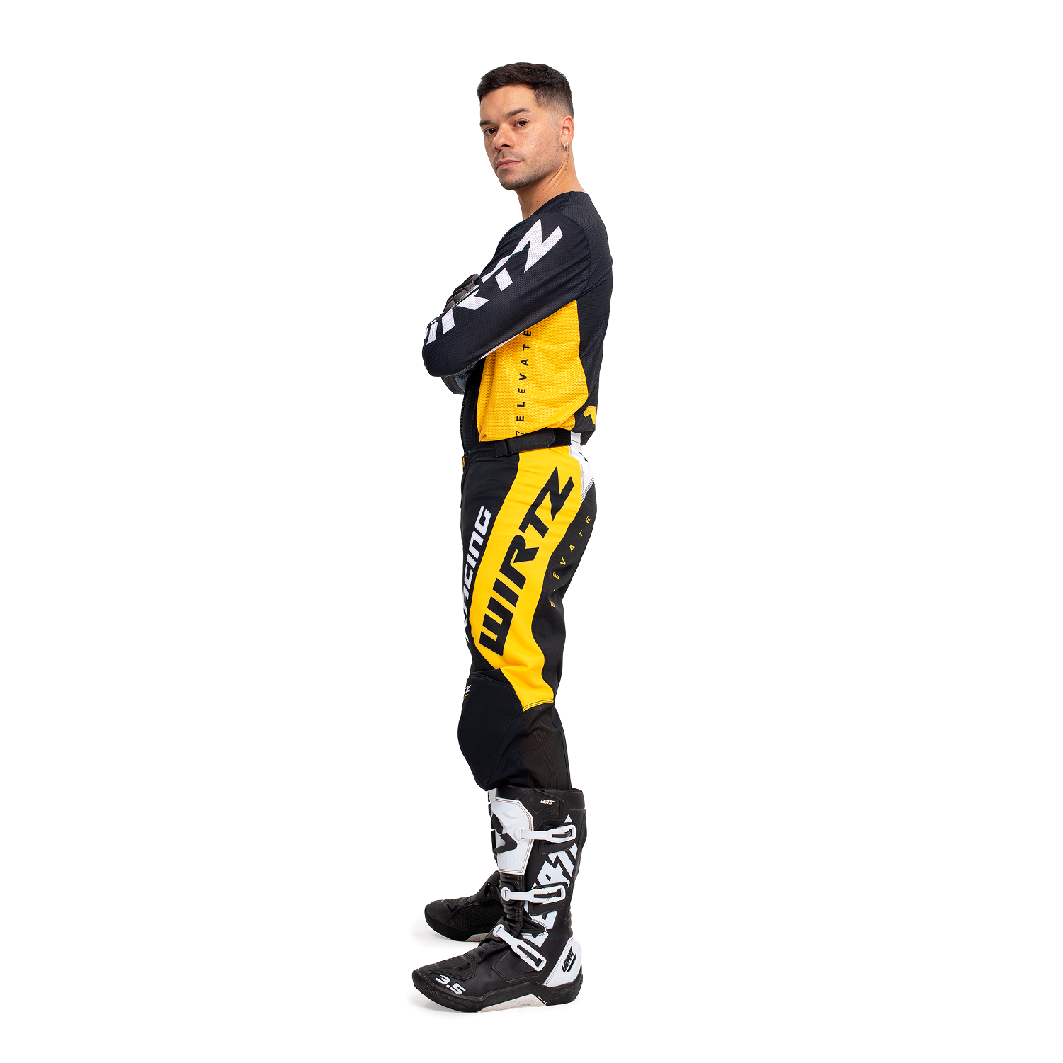 Conjunto de motocross Wirtz Elevate 2025 - Amarillo