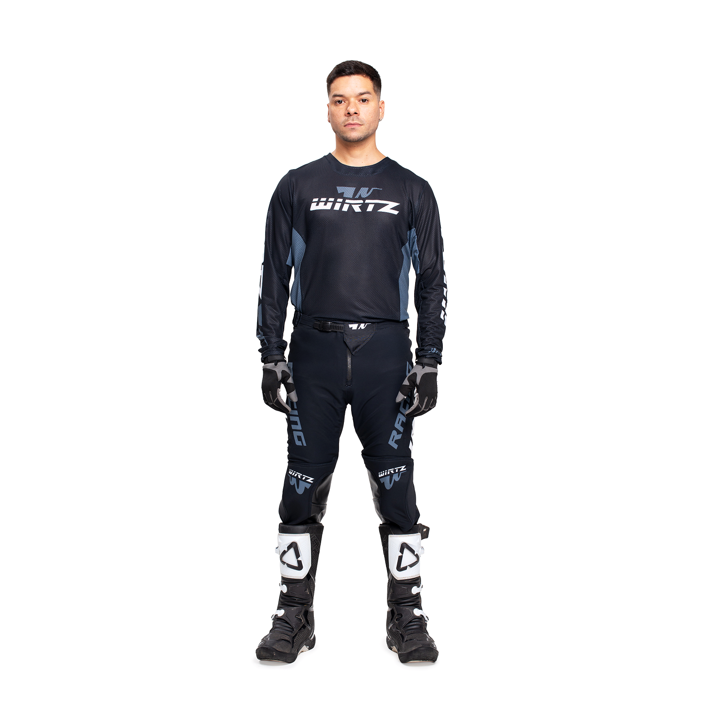 Conjunto de motocross Wirtz Elevate 2025 - Negro