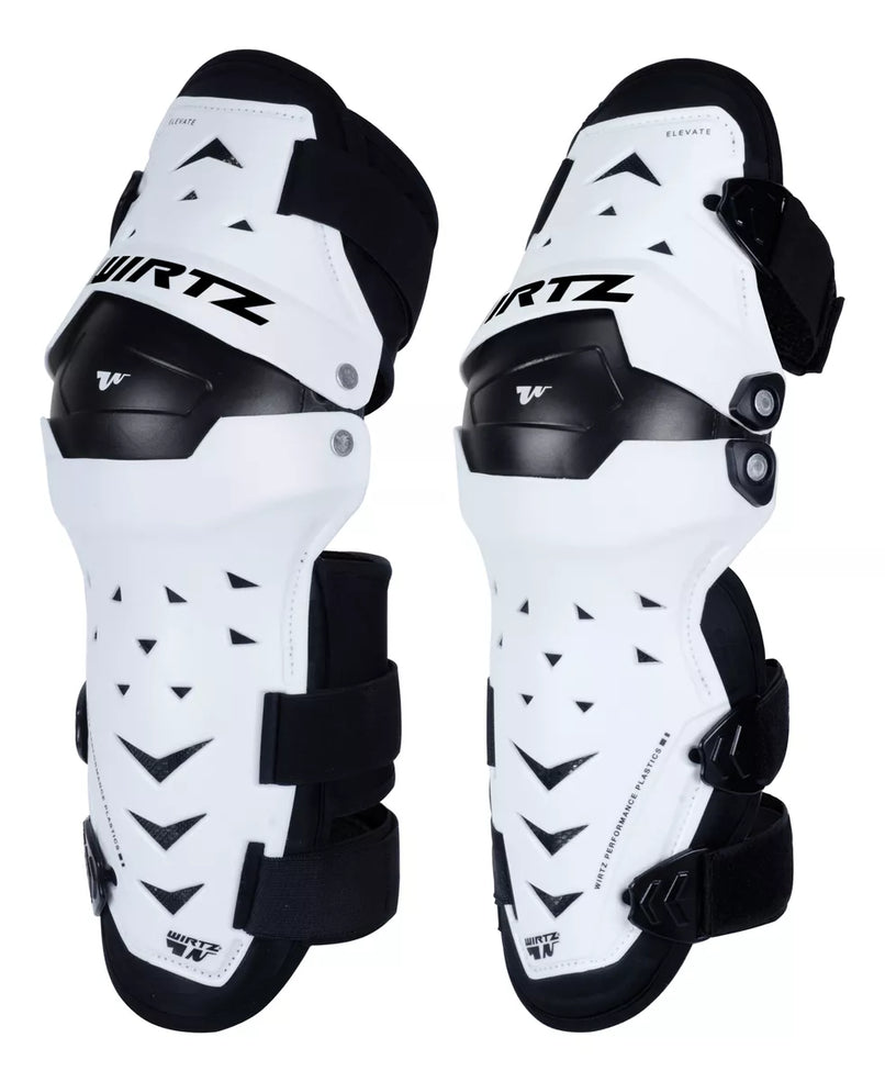 Rodilleras de Motocross y Enduro Elevate - Blancas