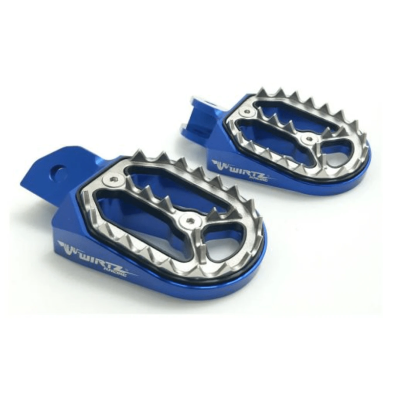 Pedalines Anchos Wirtz para Yamaha YZ 65 85 125 250, YZF 250 400 450 y WRF 250 400 450