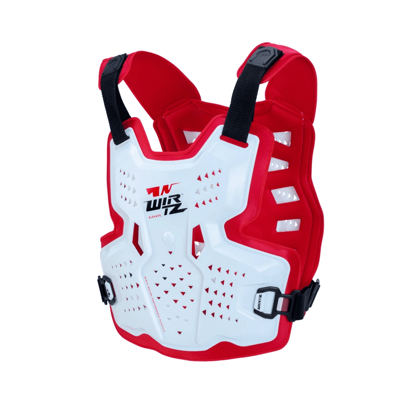 Pechera de Motocross y Enduro Elevate - Roja y Blanca