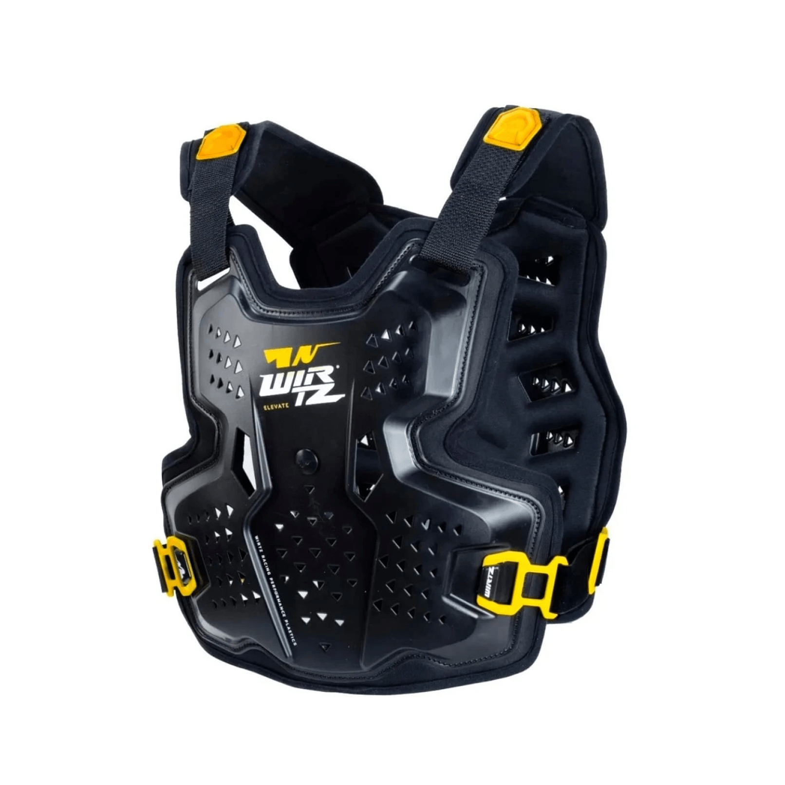 Pechera de Motocross y Enduro Elevate - Negra y Amarilla