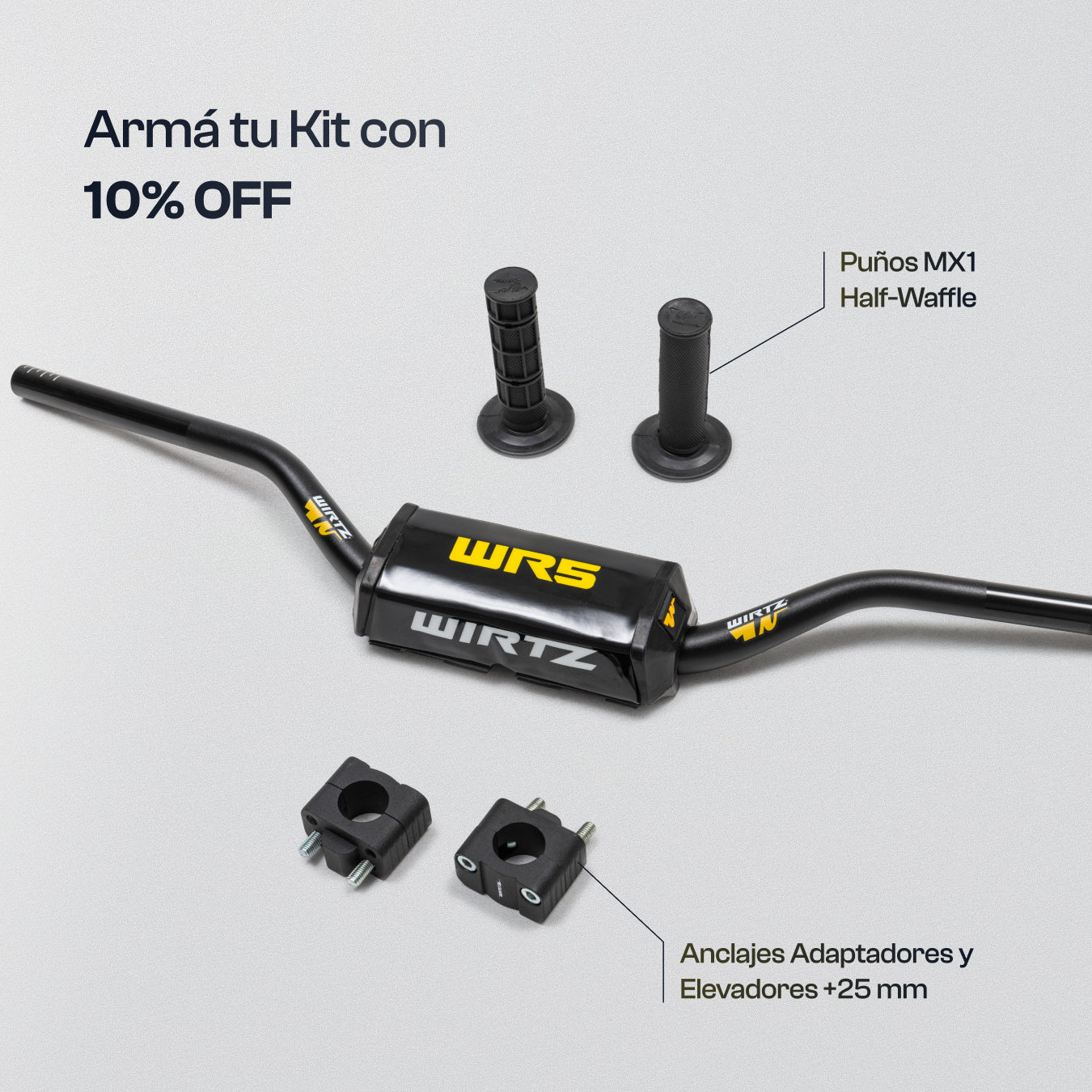 Manubrio Wirtz WR5 de 28mm