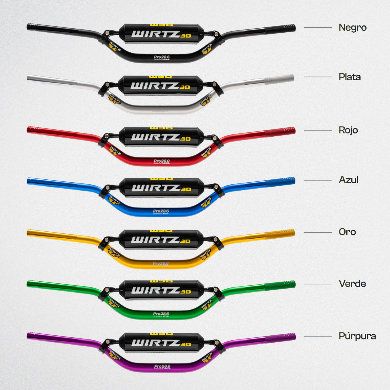 Manubrio Wirtz W3D de 28mm