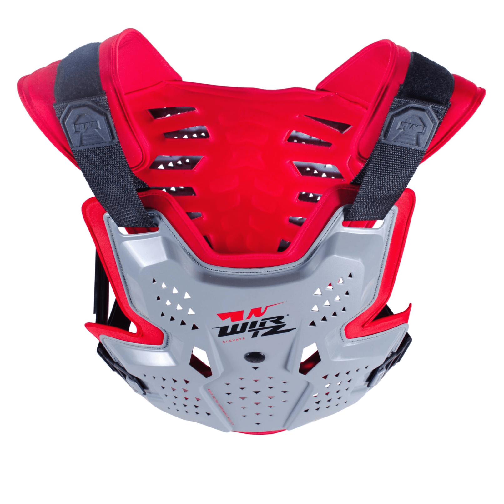 Pechera de Motocross y Enduro Elevate - Gris y Roja