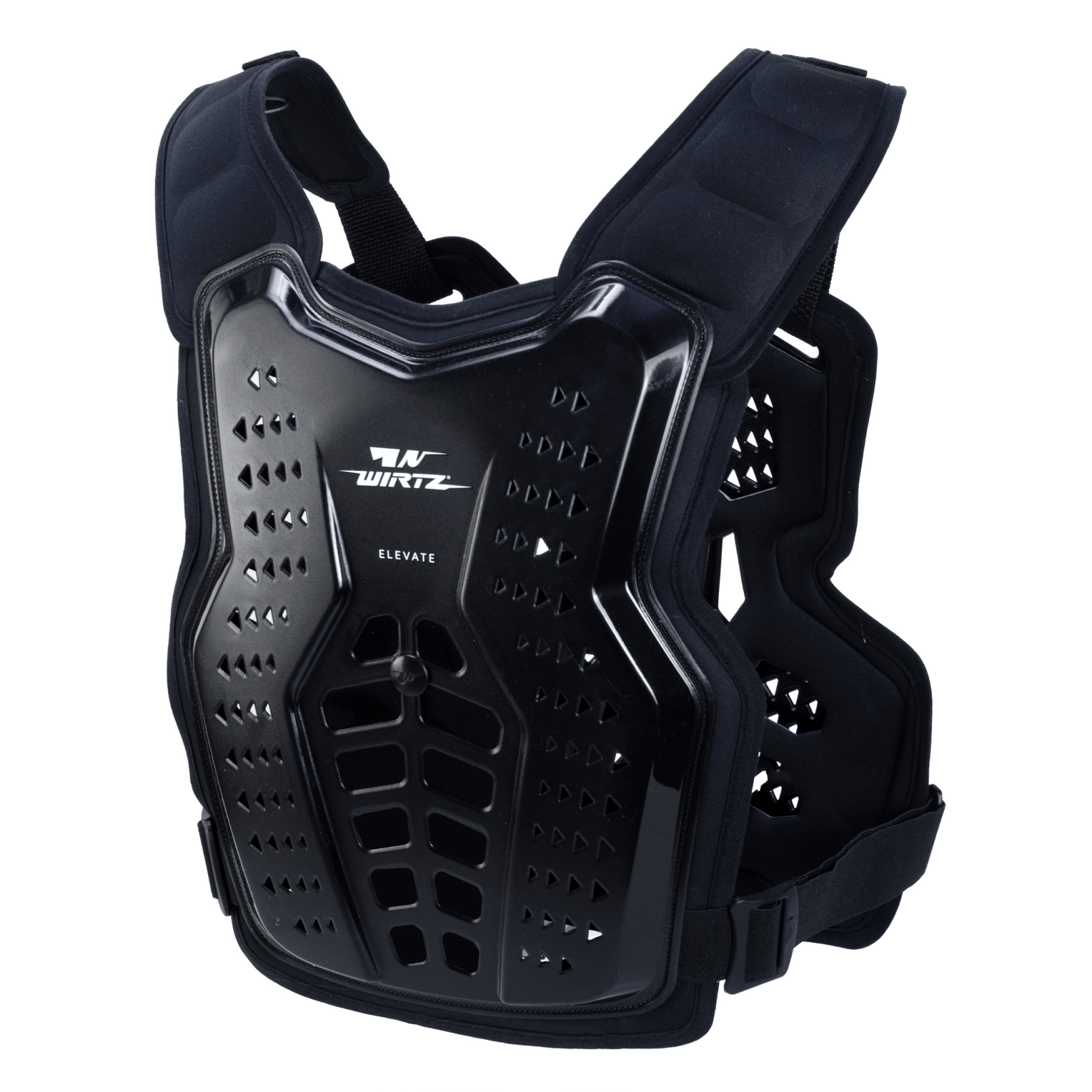 Pechera de Motocross y Enduro Elevate - Negra