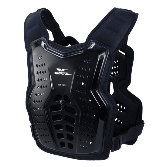Pechera de Motocross y Enduro Elevate - Negra