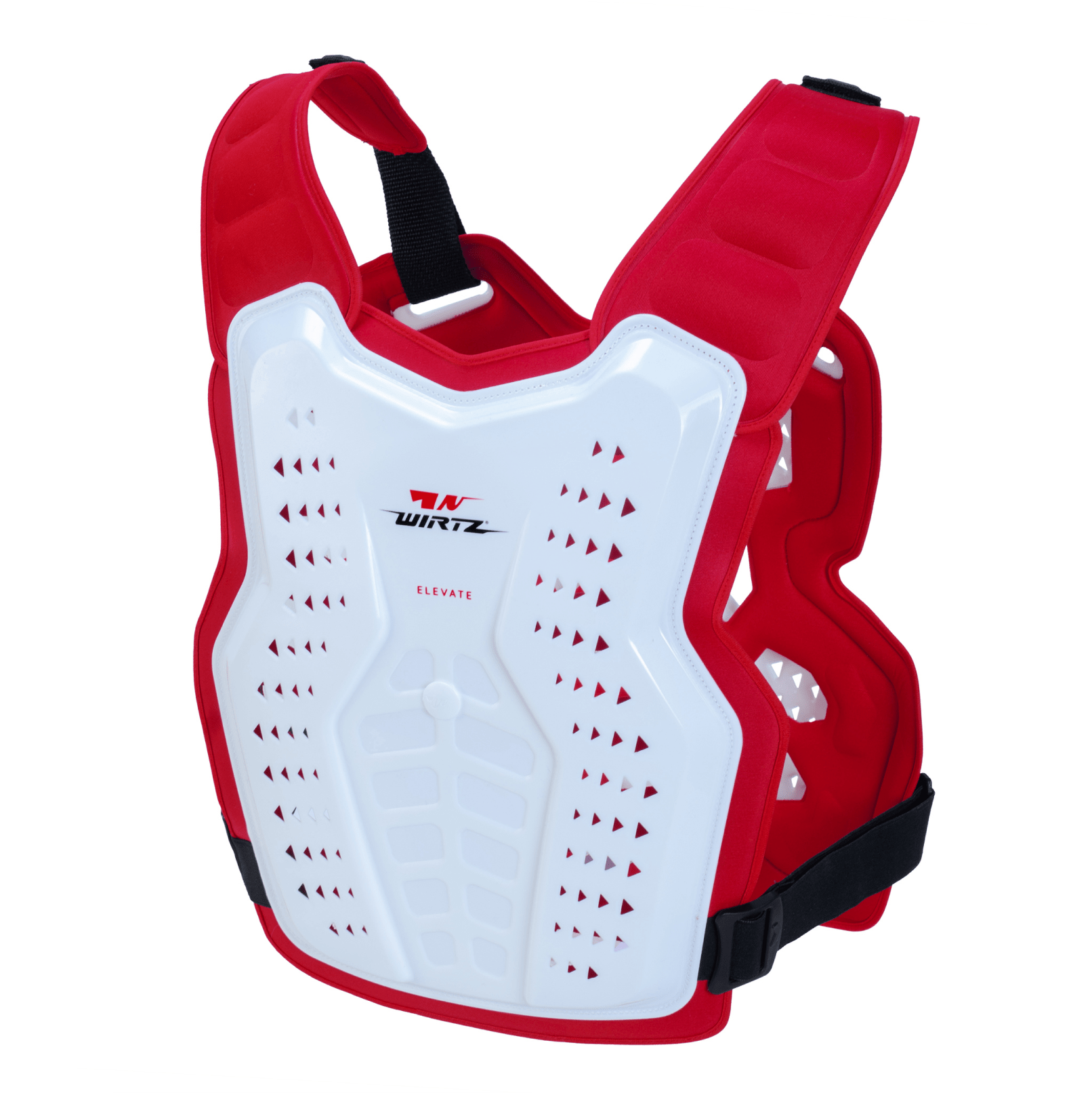 Pechera de Motocross y Enduro Elevate - Roja y Blanca