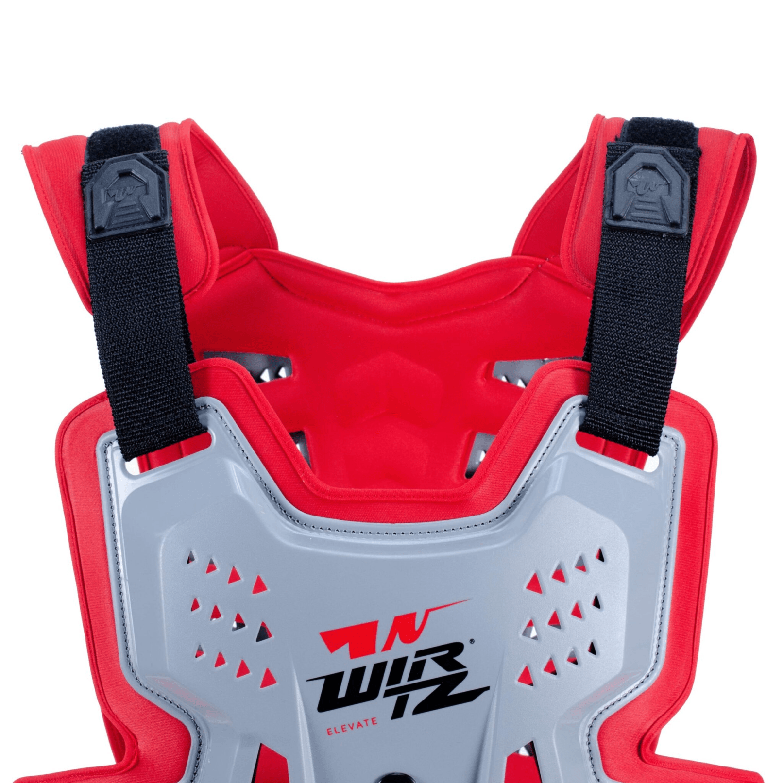 Pechera de Motocross y Enduro Elevate - Gris y Roja