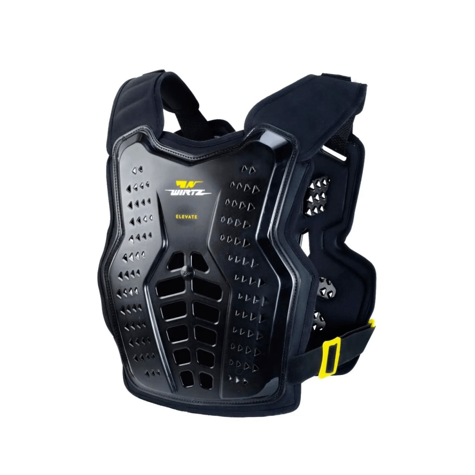 Pechera de Motocross y Enduro Elevate - Negra y Amarilla