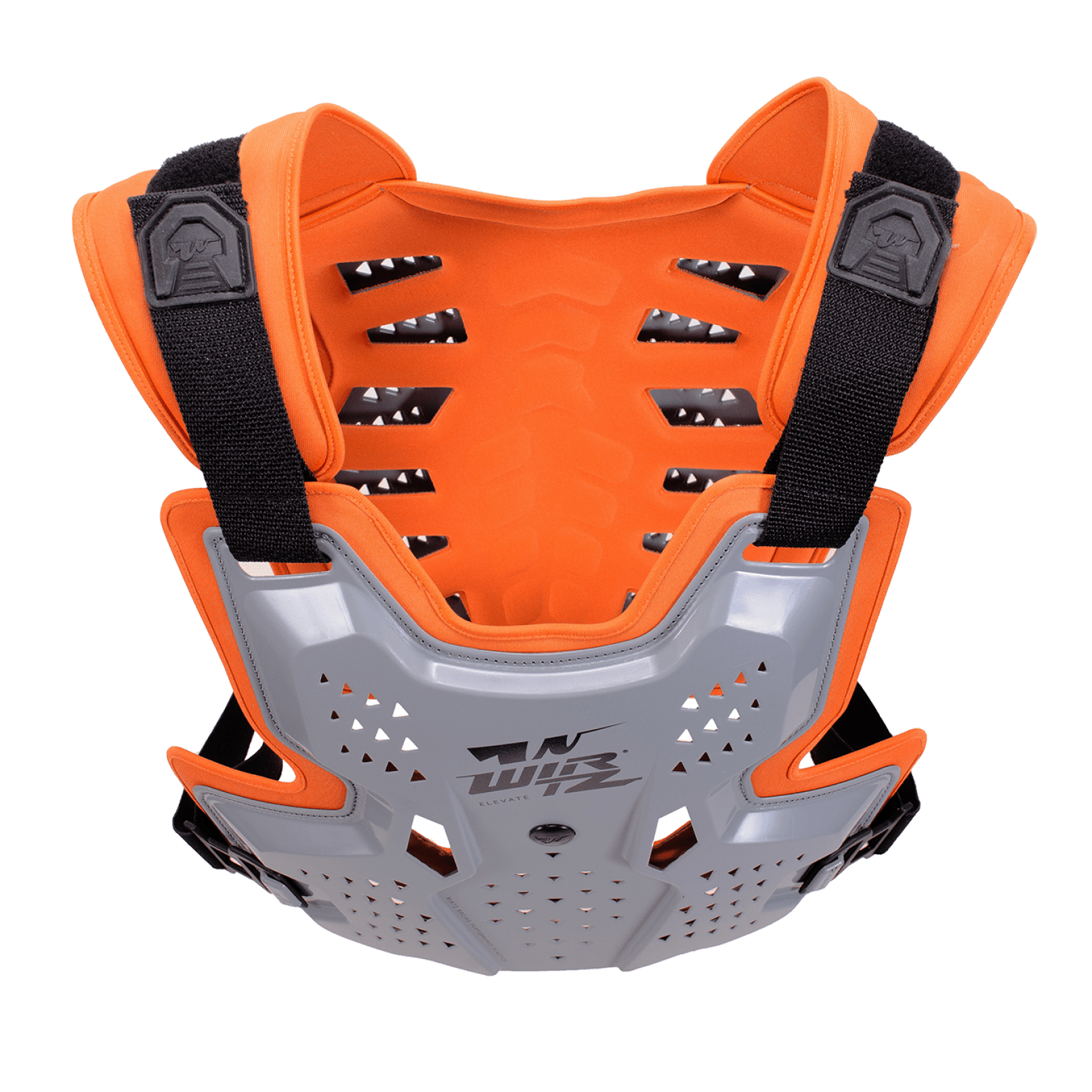 Pechera de Motocross y Enduro Elevate - Gris y Naranja