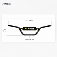 Manubrio Atv X6 Cuatriciclo Quad 22mm