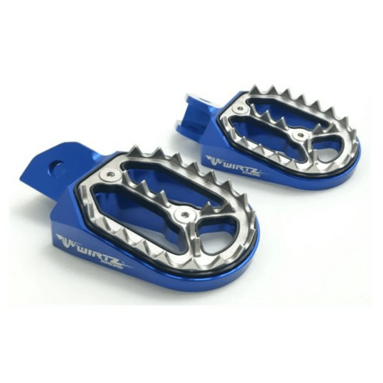 Pedalines Anchos Wirtz para Yamaha YZ 65 85 125 250, YZF 250 400 450 y WRF 250 400 450