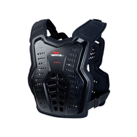 Pechera de Motocross y Enduro Elevate - Negra y Roja