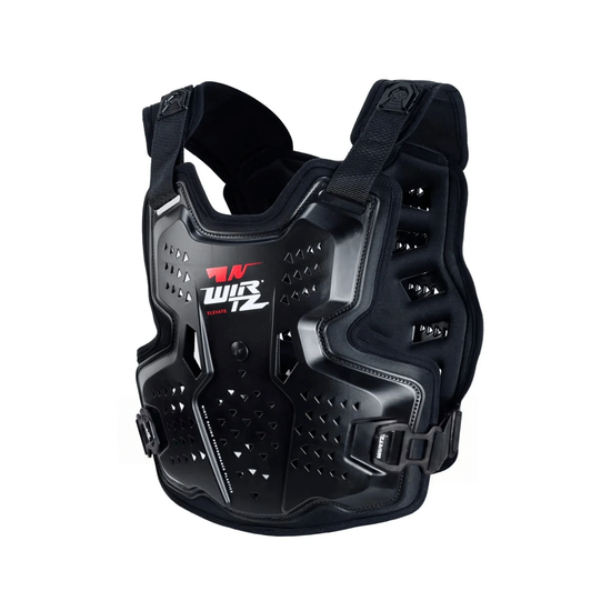 Pechera de Motocross y Enduro Elevate - Negra y Roja