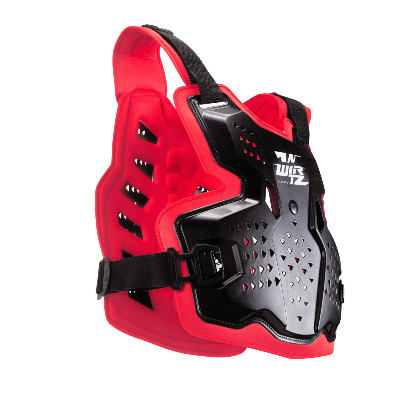 Pechera de Motocross y Enduro Elevate - Roja y Negra