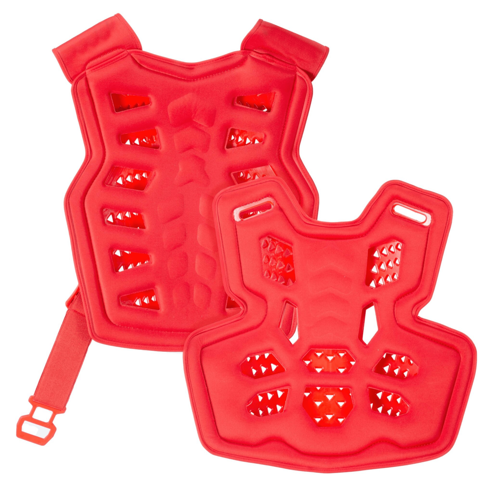 Pechera de Motocross y Enduro Elevate - Negra y Roja