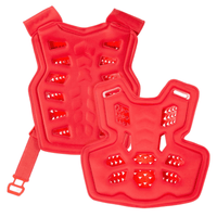 Pechera de Motocross y Enduro Elevate - Negra y Roja